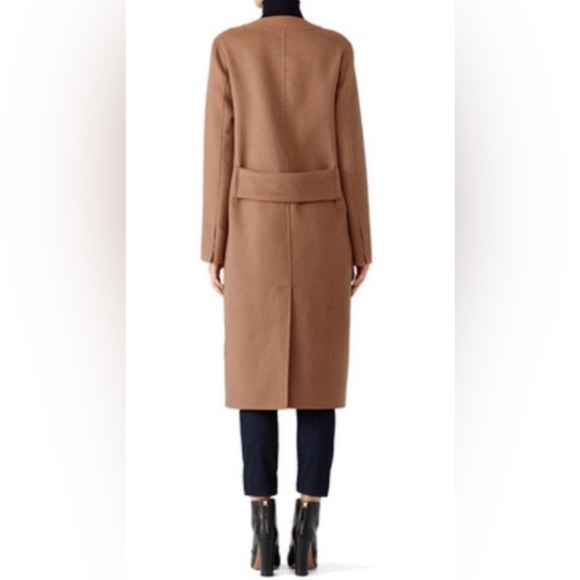 ELIZABETH and JAMES 🤎 gorgeous Miller Cocoon, Camel/Tan, Wool Coat - size 0 - Picture 5 of 9